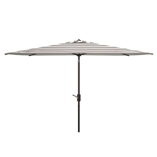Safavieh 6.5 x 10 in. Iris Rectangle Umbrella Grey & White PAT8304D - main